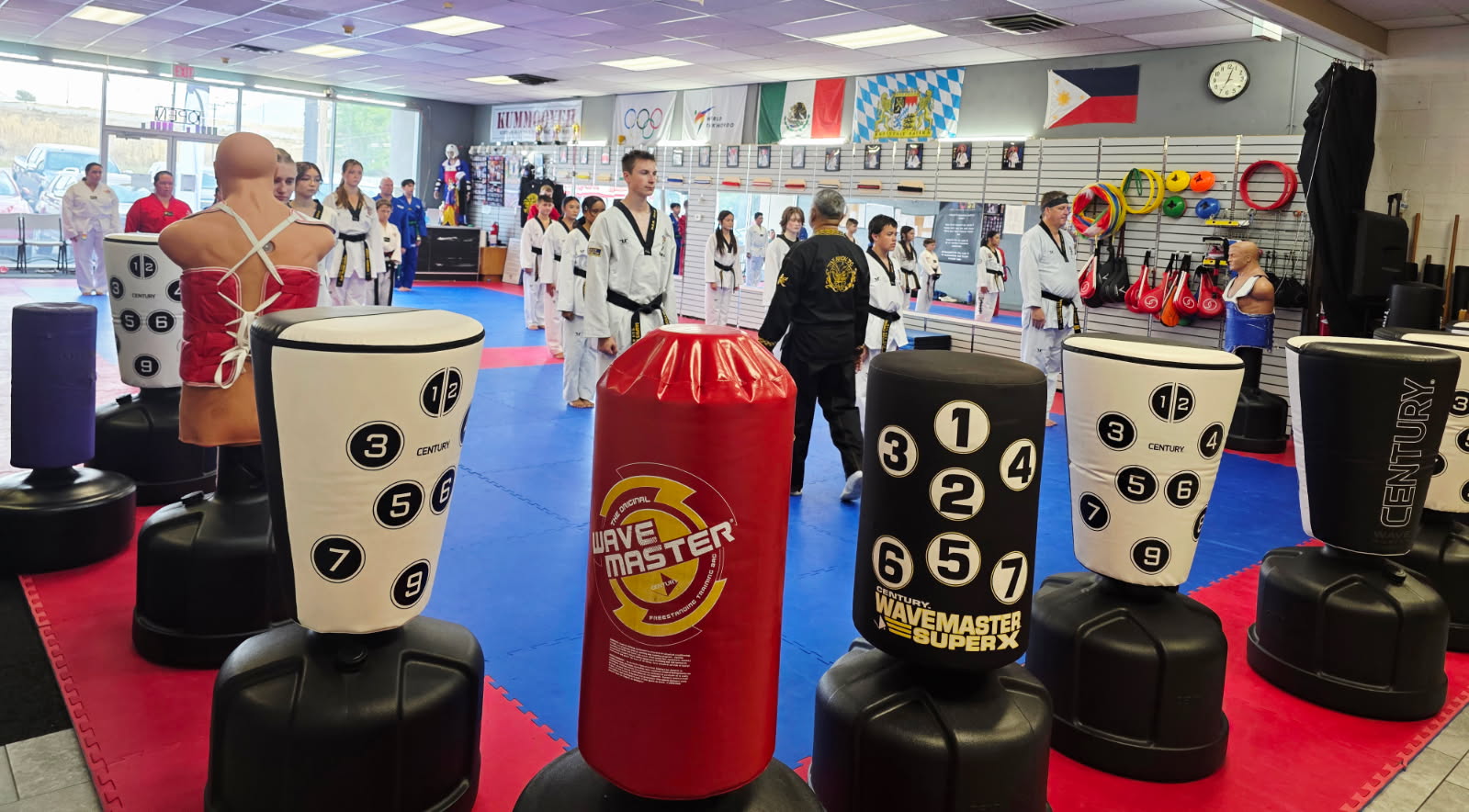 MOD Taekwondo Roy training floor