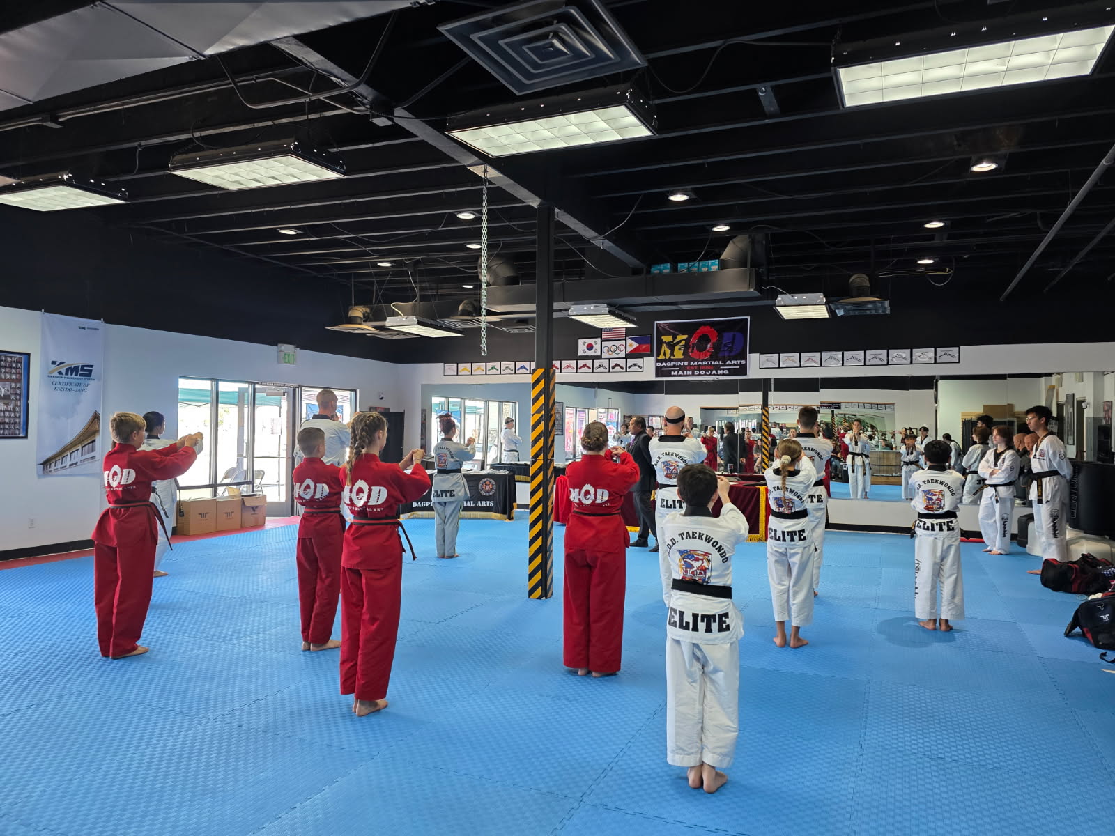 MOD Taekwondo South Ogden training floor